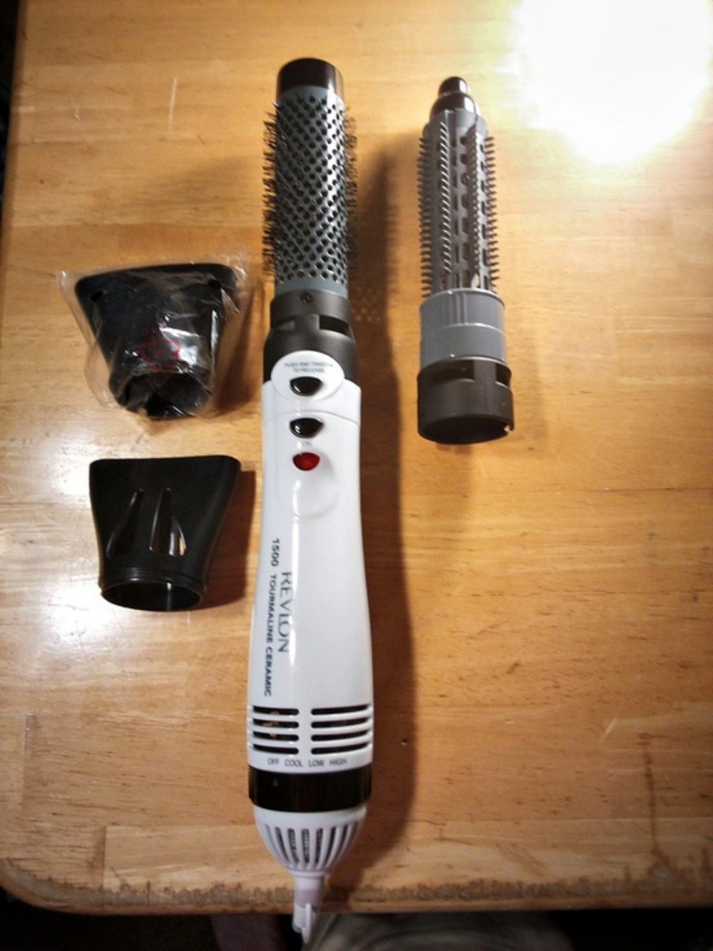 Revlon 1500 Tourmaline Ceramic Hot Air Styler White & Black